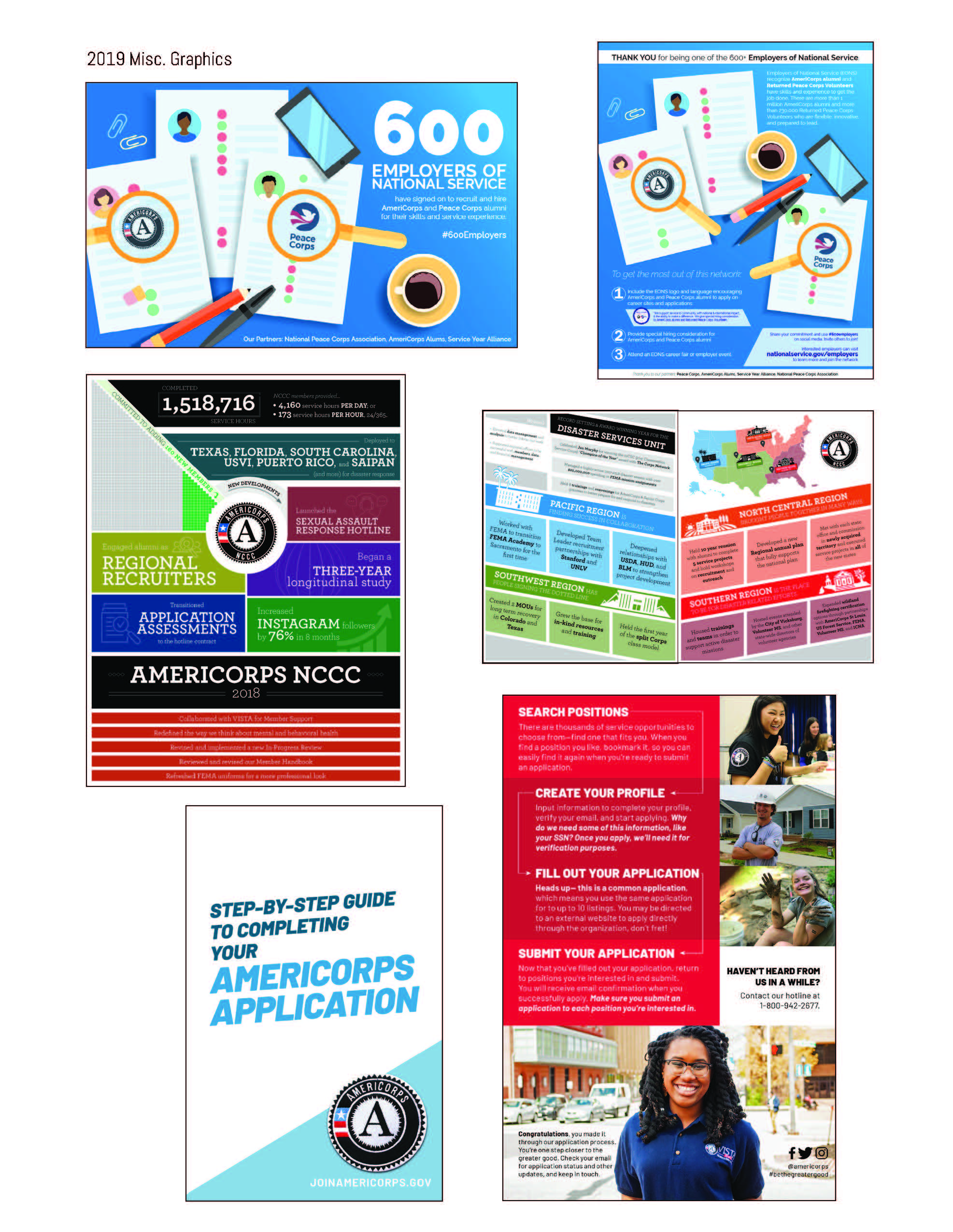 Misc. 2019 Graphics, AmeriCorps